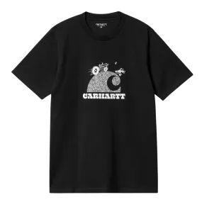 T-shirt Uomo Carhartt WIP S/S Harvester Nero