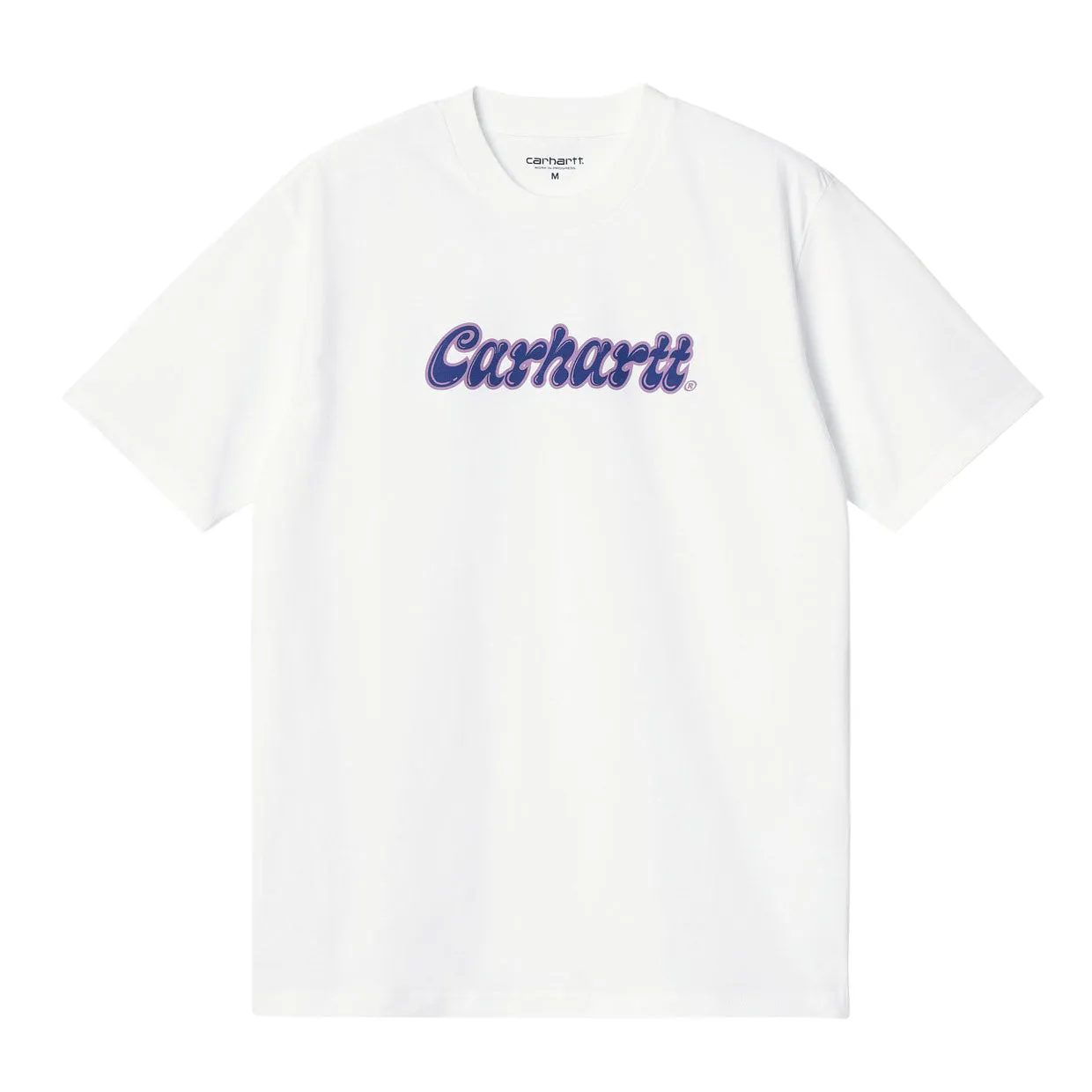 T-shirt Uomo Carhartt WIP S/S Liquid Script Bianco