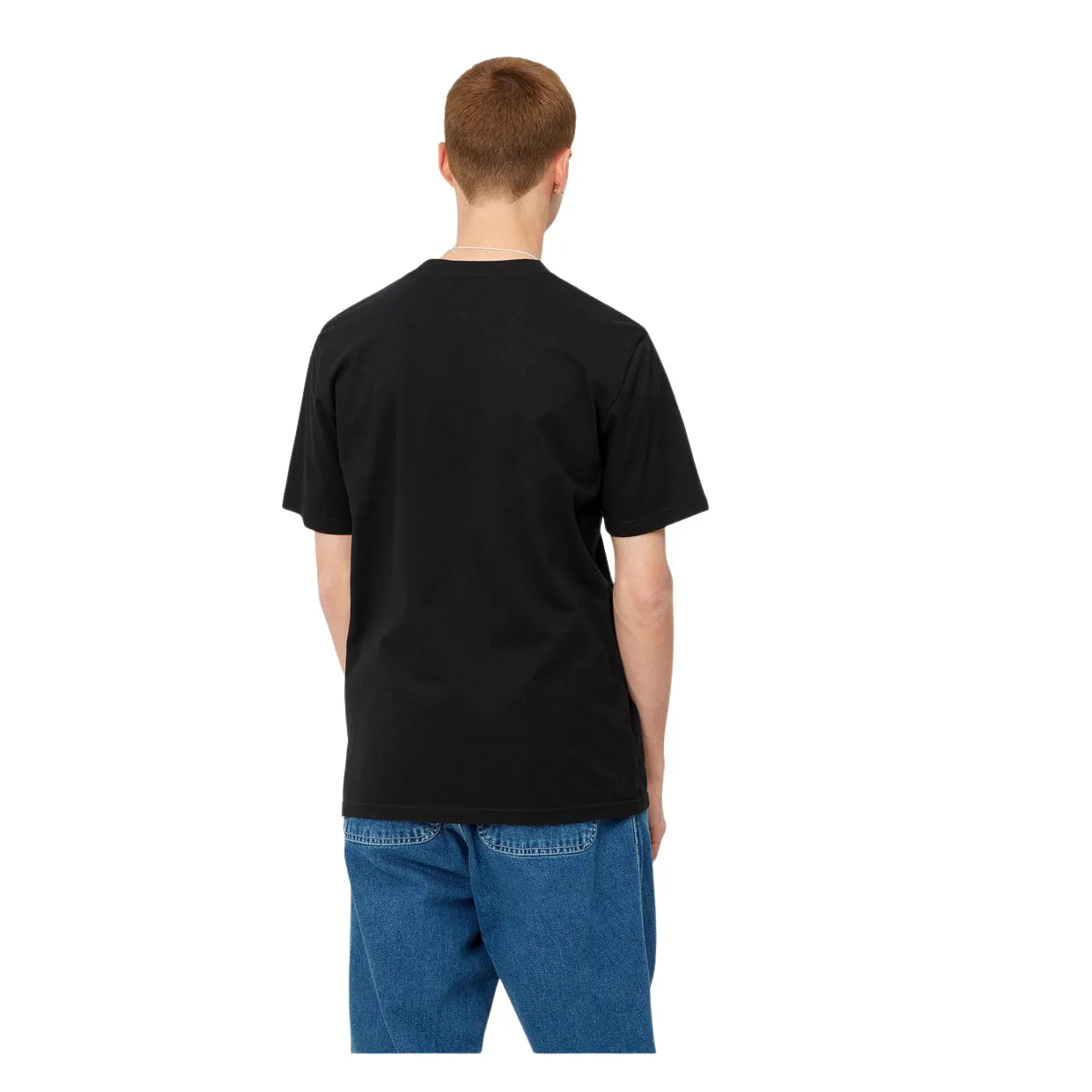 T-shirt Uomo Carhartt WIP S/S Script Nero