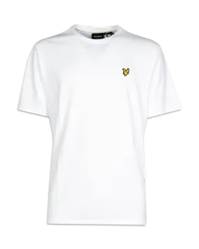 T-Shirt Uomo Lyle And Scott Slub Bianco