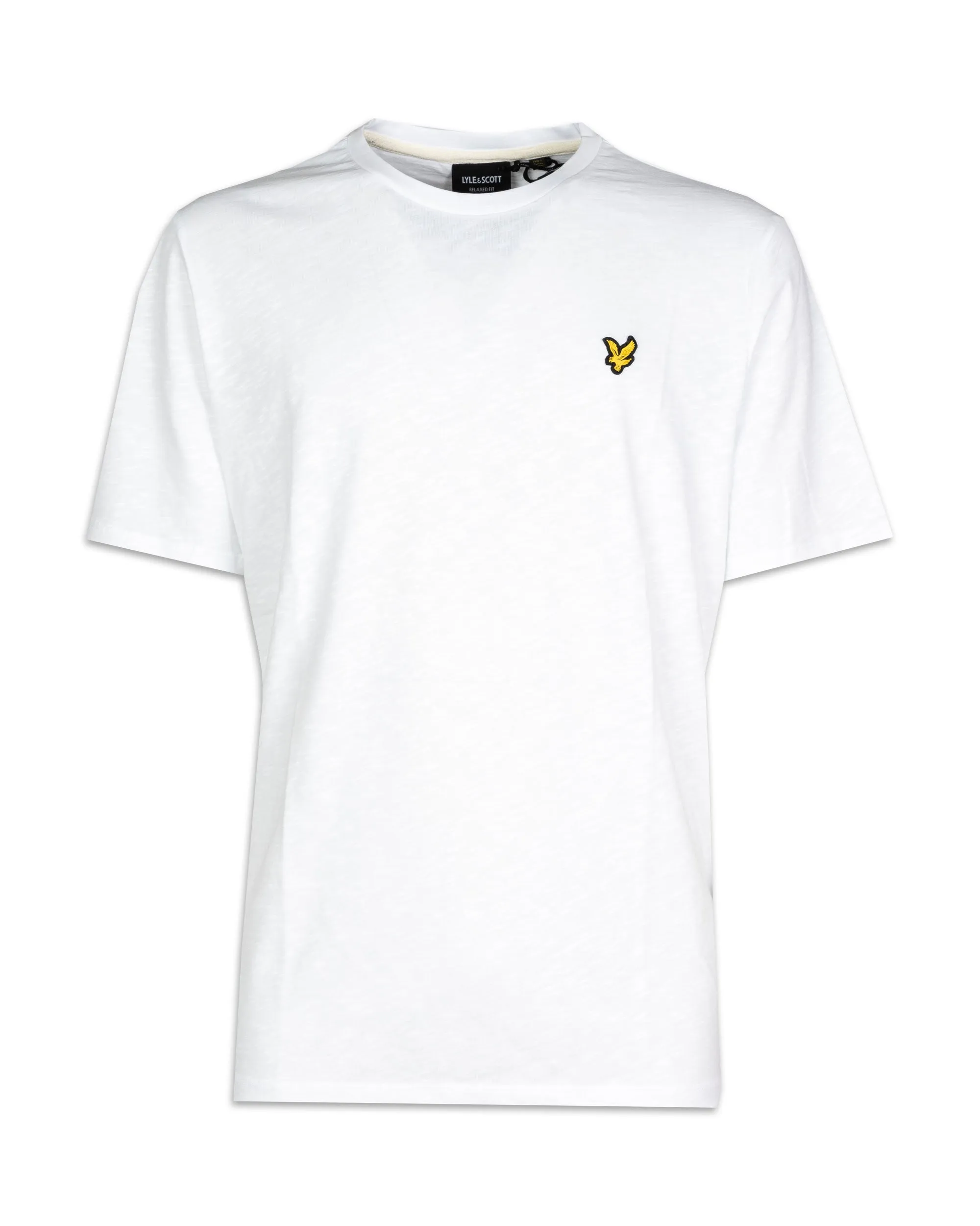 T-Shirt Uomo Lyle And Scott Slub Bianco