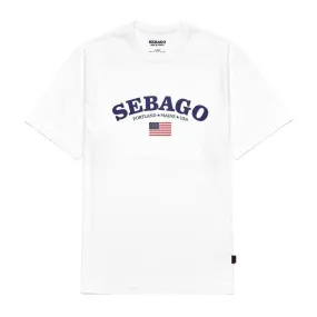 T-shirt Uomo Sebago Wiscasset Bianco