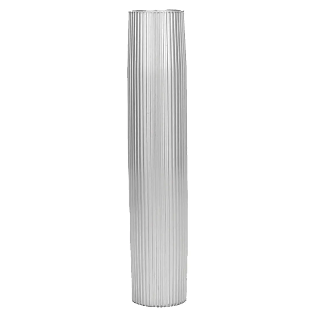 TACO Aluminum Ribbed Table Pedestal - 2-3/8 O.D. - 27-1/2 Length [Z60-7279VEL27.5-2]