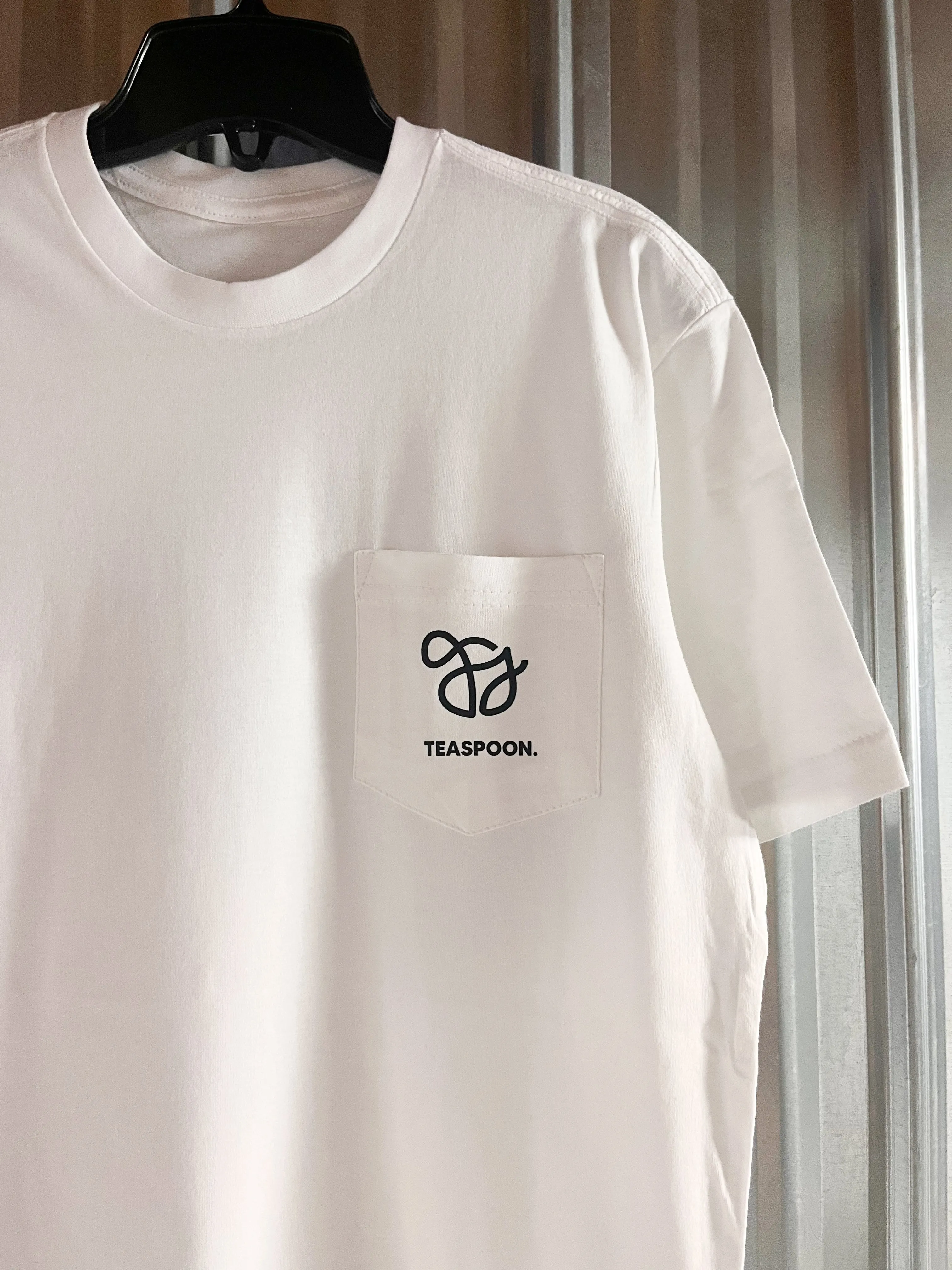 TS - recycled pocket tee - white